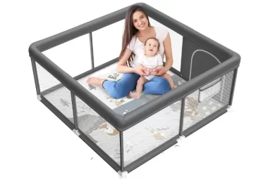 Fodoss Baby Playpen with Mat,