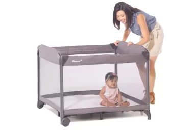 Joovy Room² Large Portable Playpen for Babies