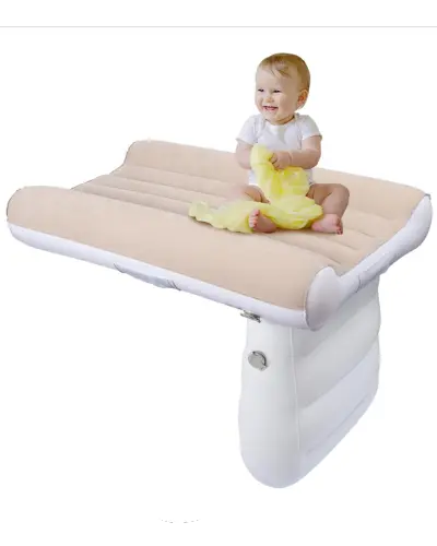 BAOZMINAN Inflatable Toddler Airplane Bed